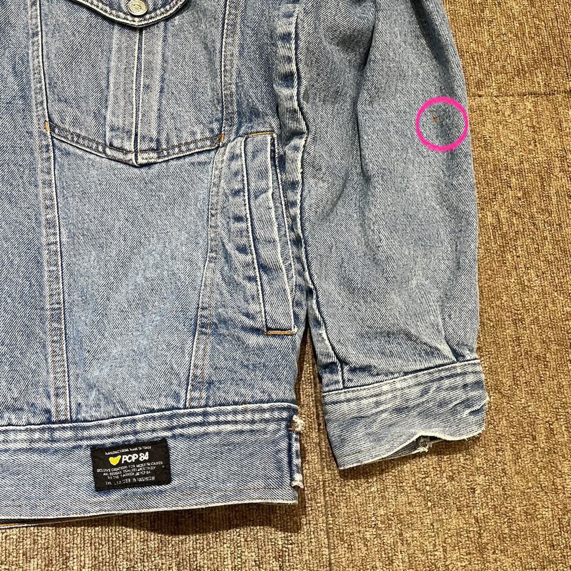 (L) 90s 이탈리안 빈티지 pop84 쉐르파 자켓 상품이미지4