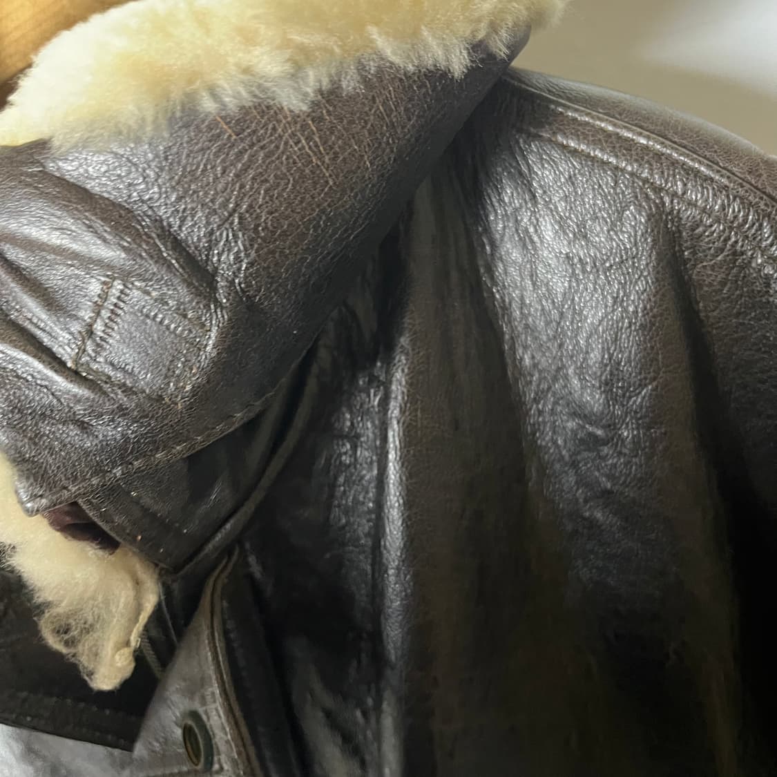 [Rocky Top] 빈티지 재팬 램스킨 무스탕 봄버자켓 상품이미지4