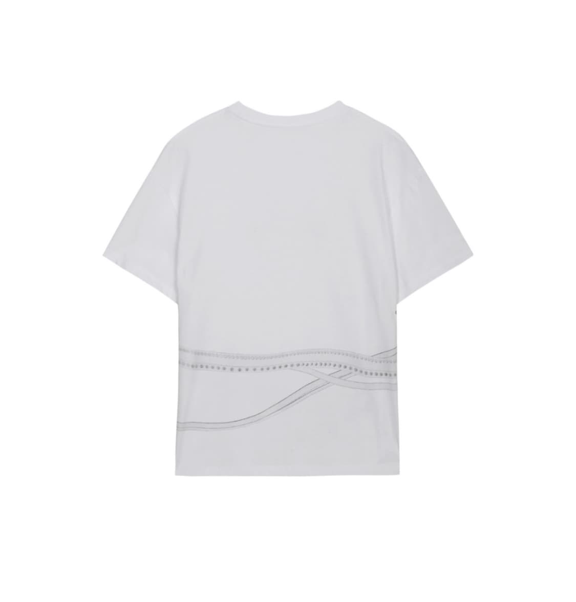 SNAP BELT GRAPHIC TEE WHITE 상품이미지5