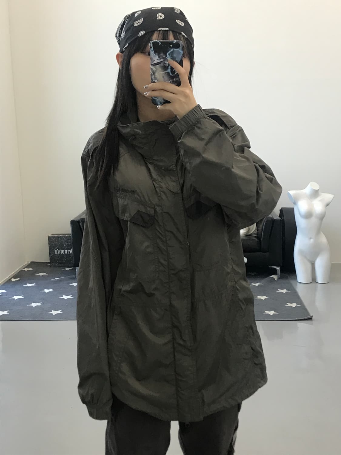 몽벨 베이지 바람막이 상품이미지1