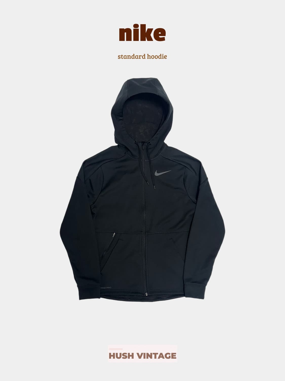 나이키 프로 스탠다드핏 트레이닝 후드집업 상품이미지1