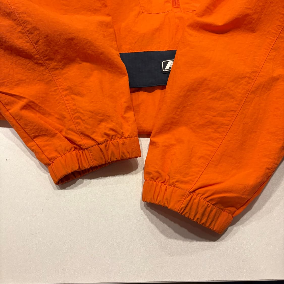 [L] 까웨 케이웨이 오렌지/네이비 아노락 후드 자켓 D539 상품이미지7