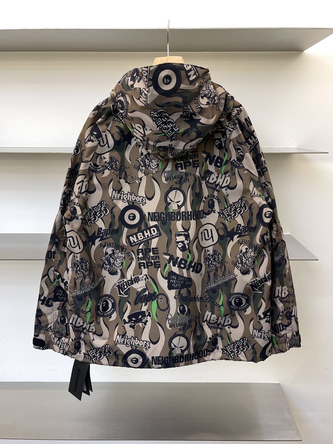 베이프 x 네이버후드 23ss 스노우보드 셋업 상품이미지4