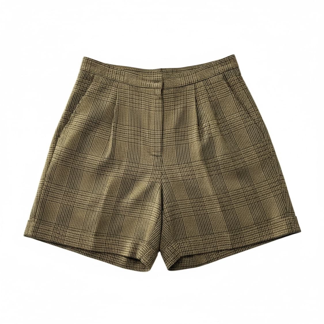 DKNY 모직 체크 반바지 숏팬츠 상품이미지1