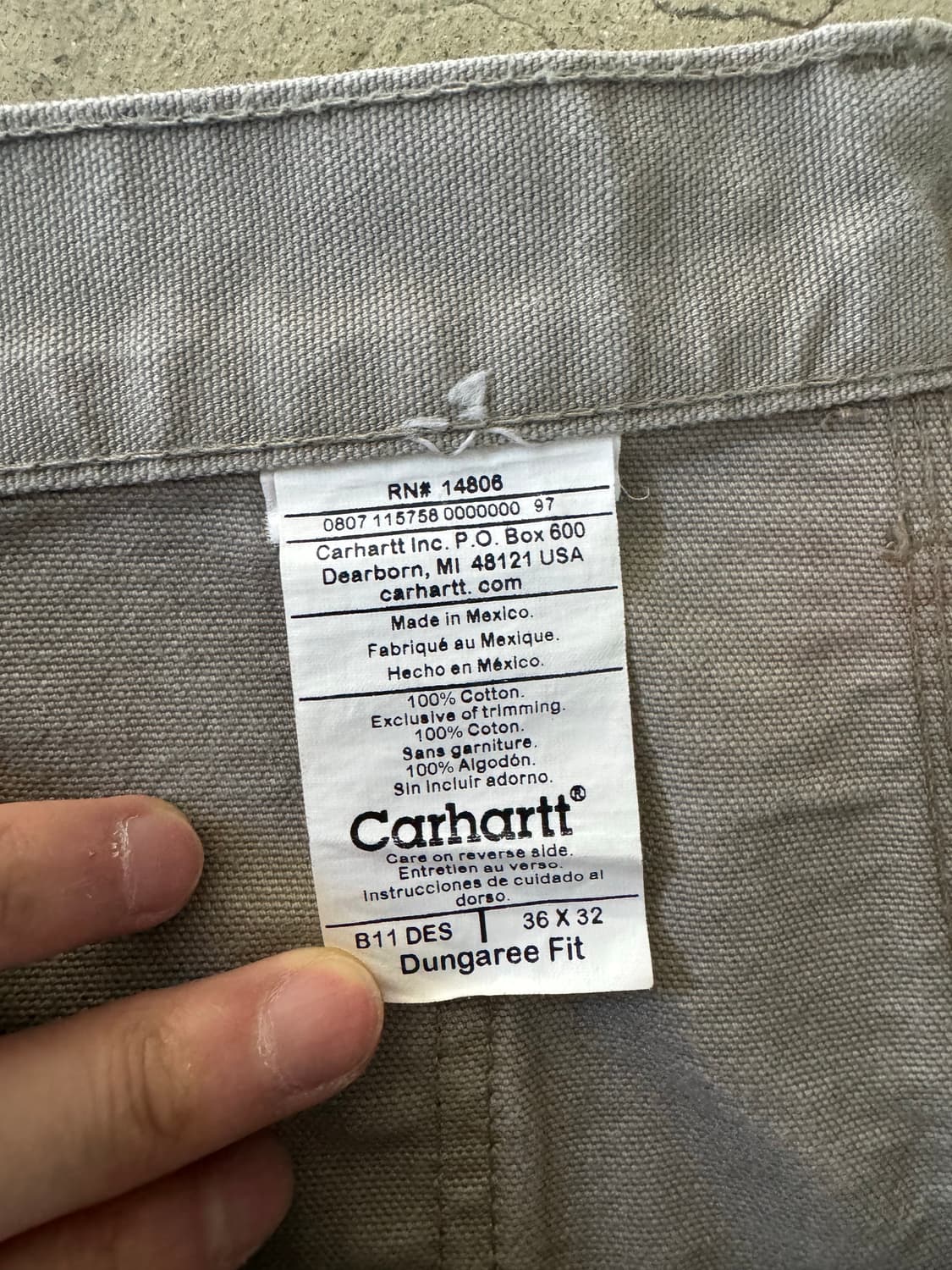 115$ 빈티지 칼하트 카펜터 36 상품이미지3