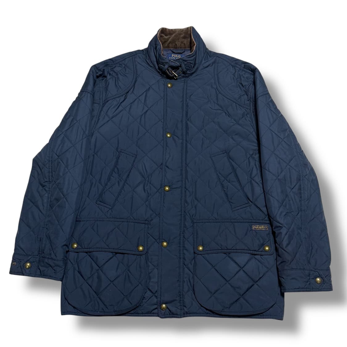 Polo Ralph Lauren 네이비 넥버클 넥안쪽 코듀로이 퀼팅 자켓 상품이미지1