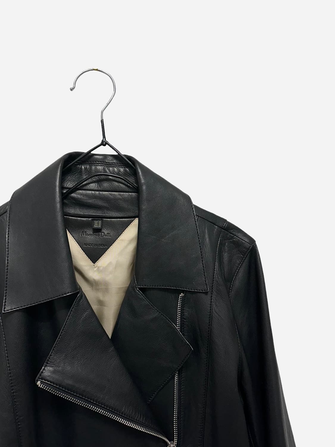 마시모 두띠 massimo dutti 양가죽 레더 라이더 자켓 상품이미지3