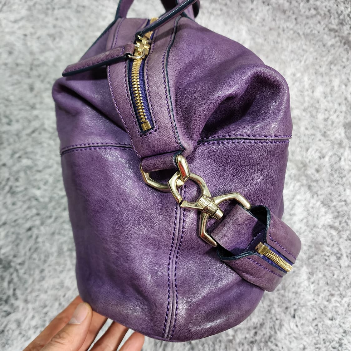 지방시 나이팅게일 퍼플 토트백 숄더백 상품이미지3