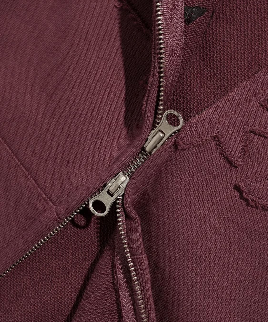 나이스고스트클럽 후드집업 버건디 S 상품이미지3