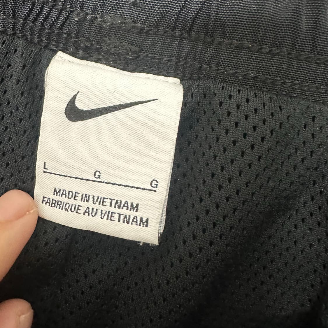 NIKE 나이키 나일론 여성 조거팬츠 바스락 운동복 블랙 L 상품이미지5