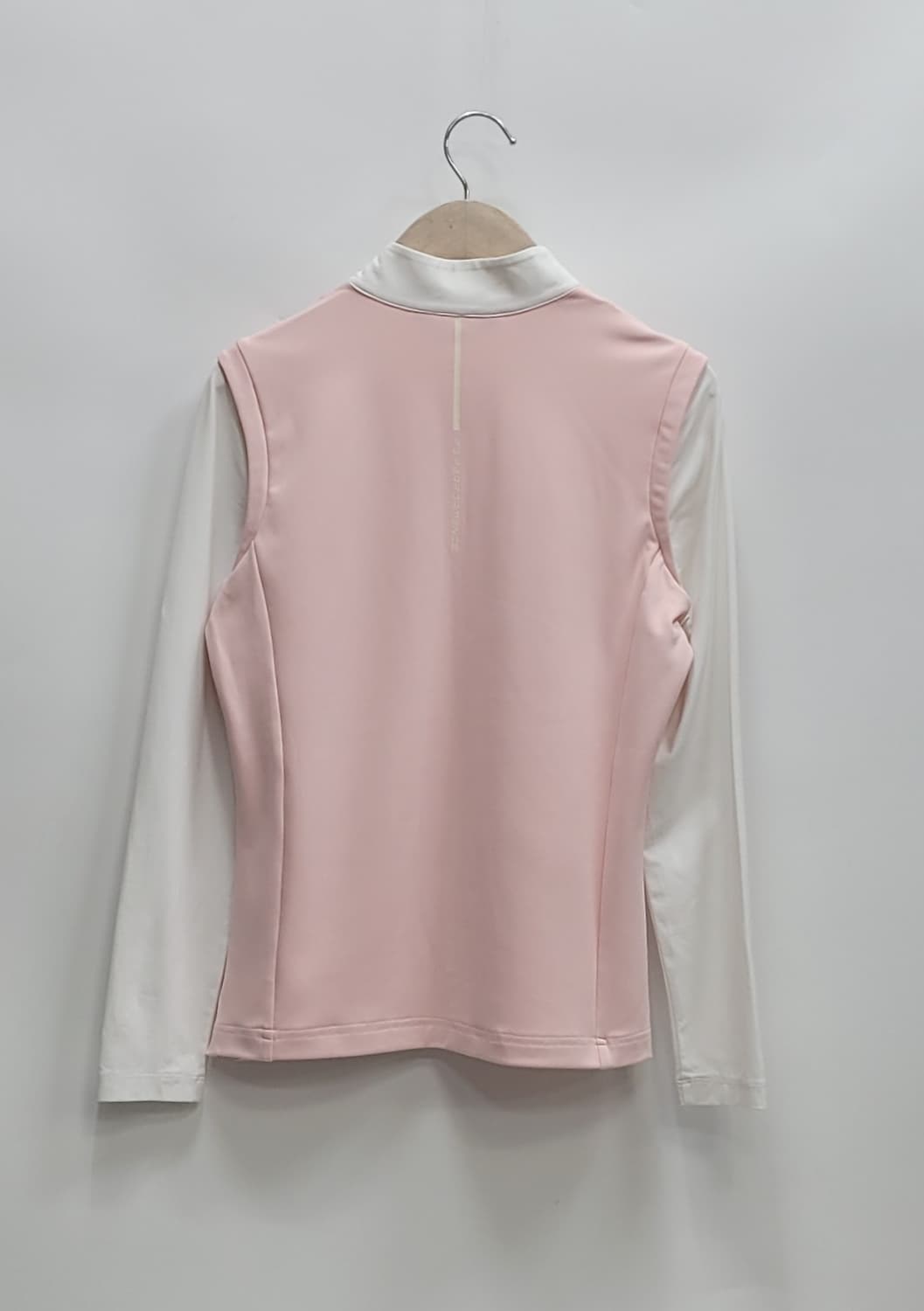 FANTOM 21SS 팬텀 V라인 하프집업 긴팔 티셔츠 / 여 90 핑크 상품이미지2