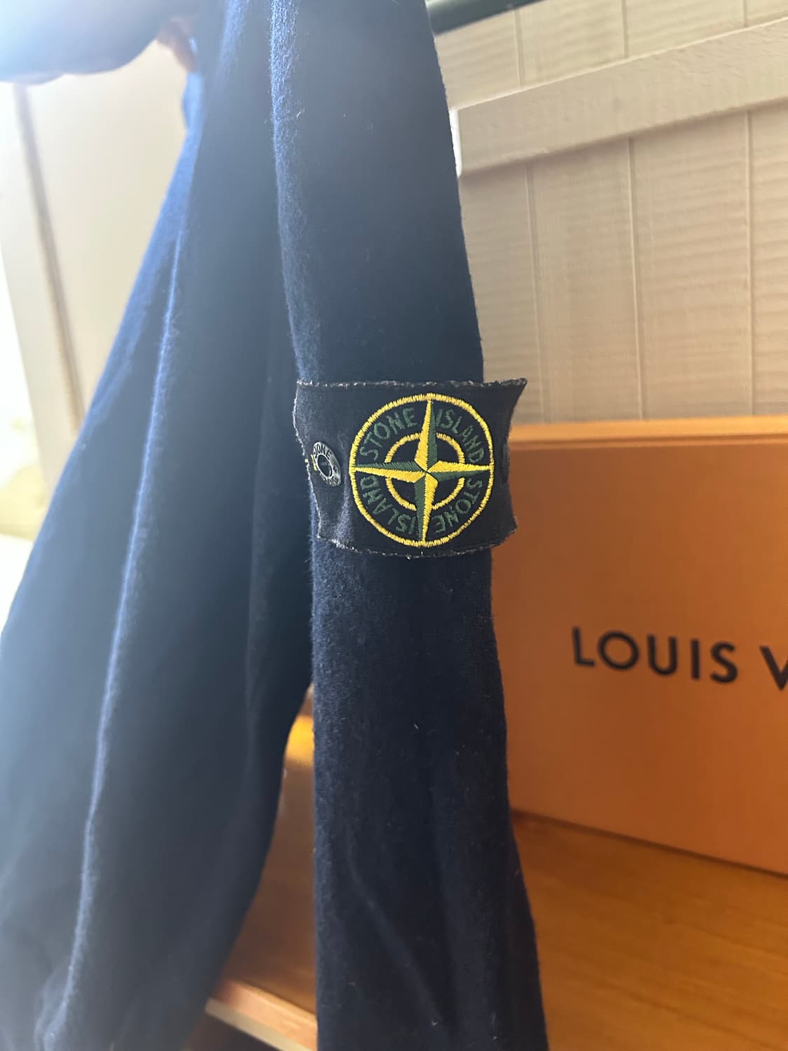 (정품) 스톤아일랜드 네이비 니트 XL 상품이미지1