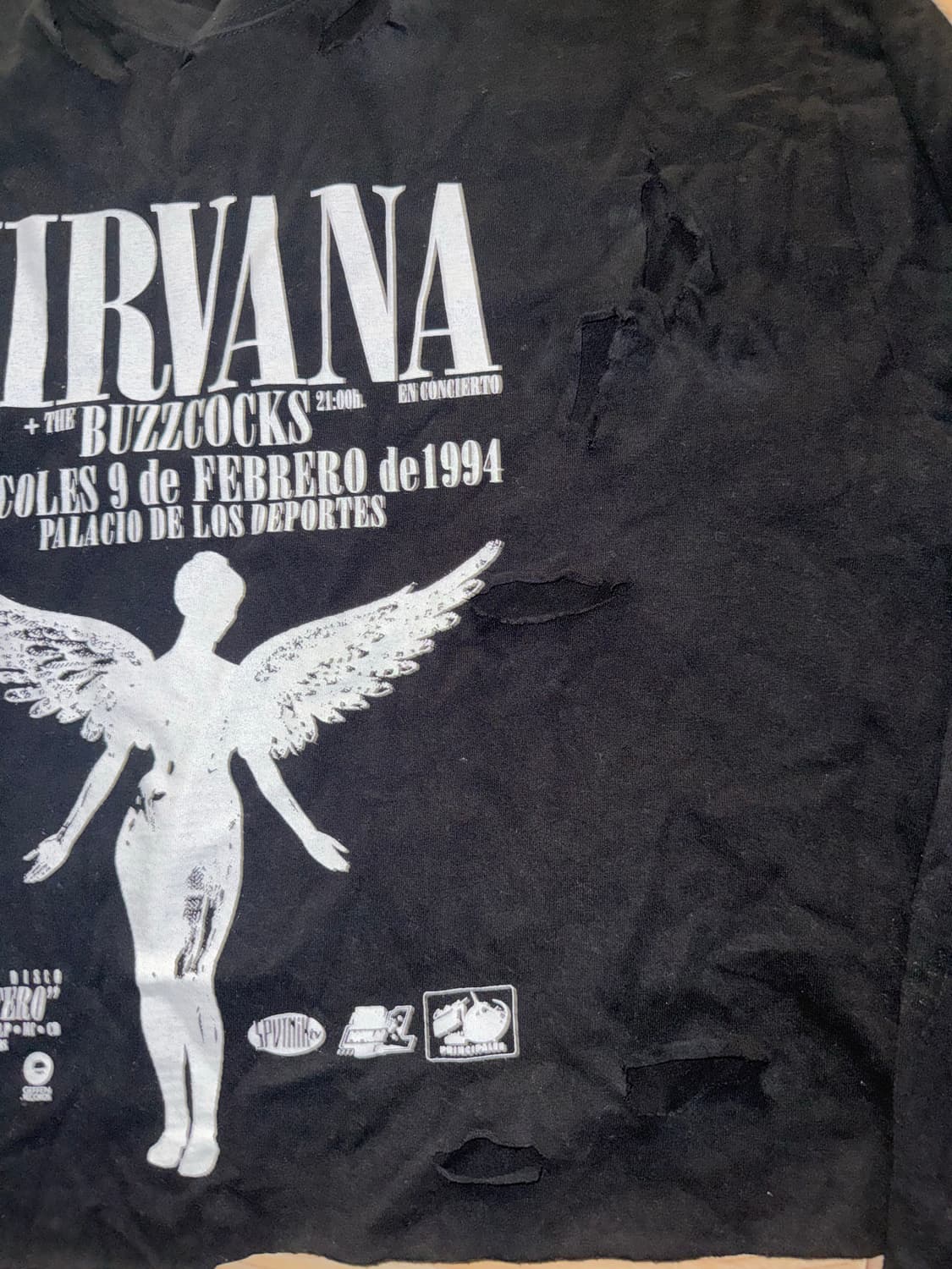 Vintage NIRVANA damage longsleeve 상품이미지5