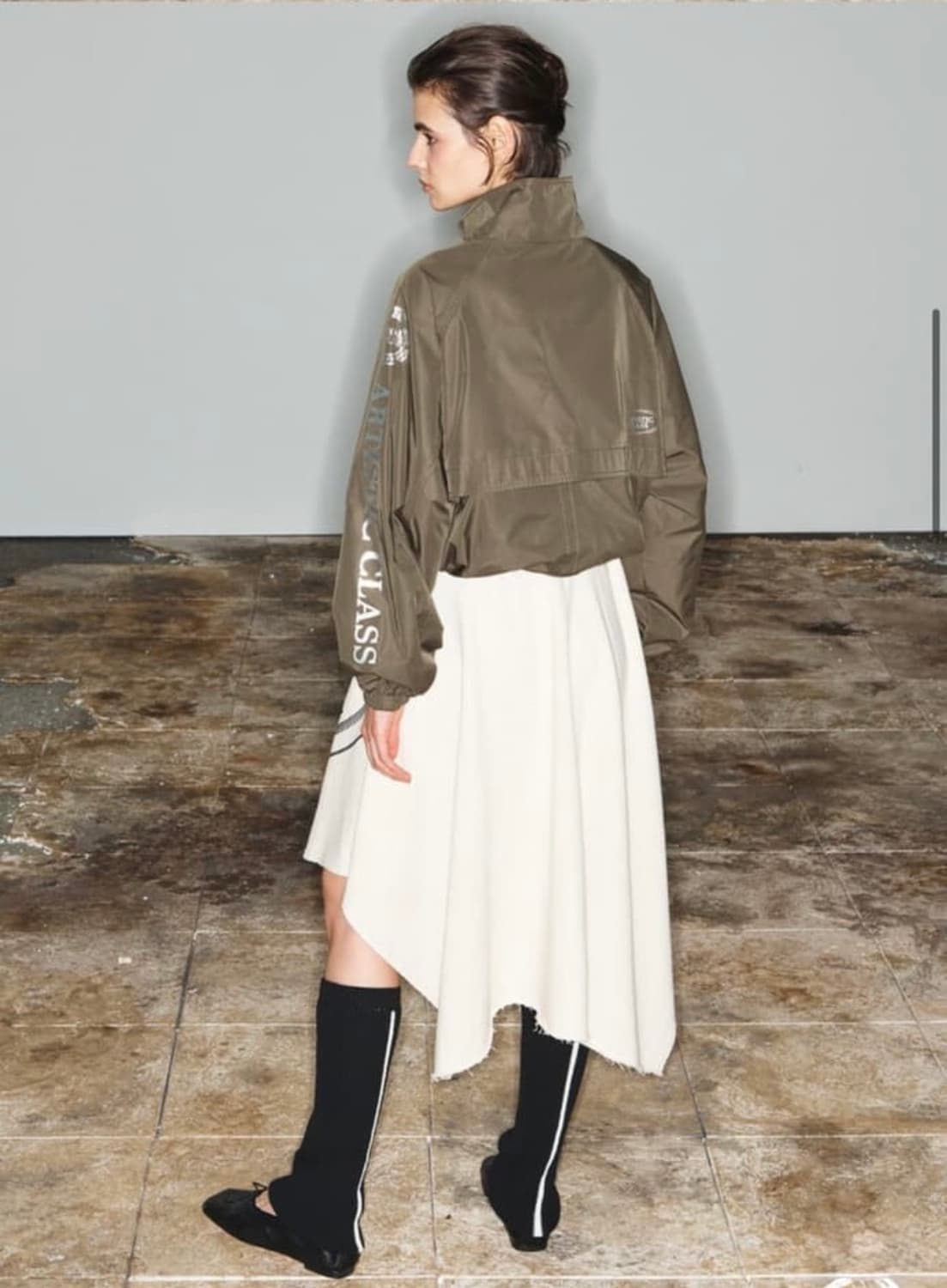 오픈와이와이 openyy 플레어 저지 스커트 상품이미지2