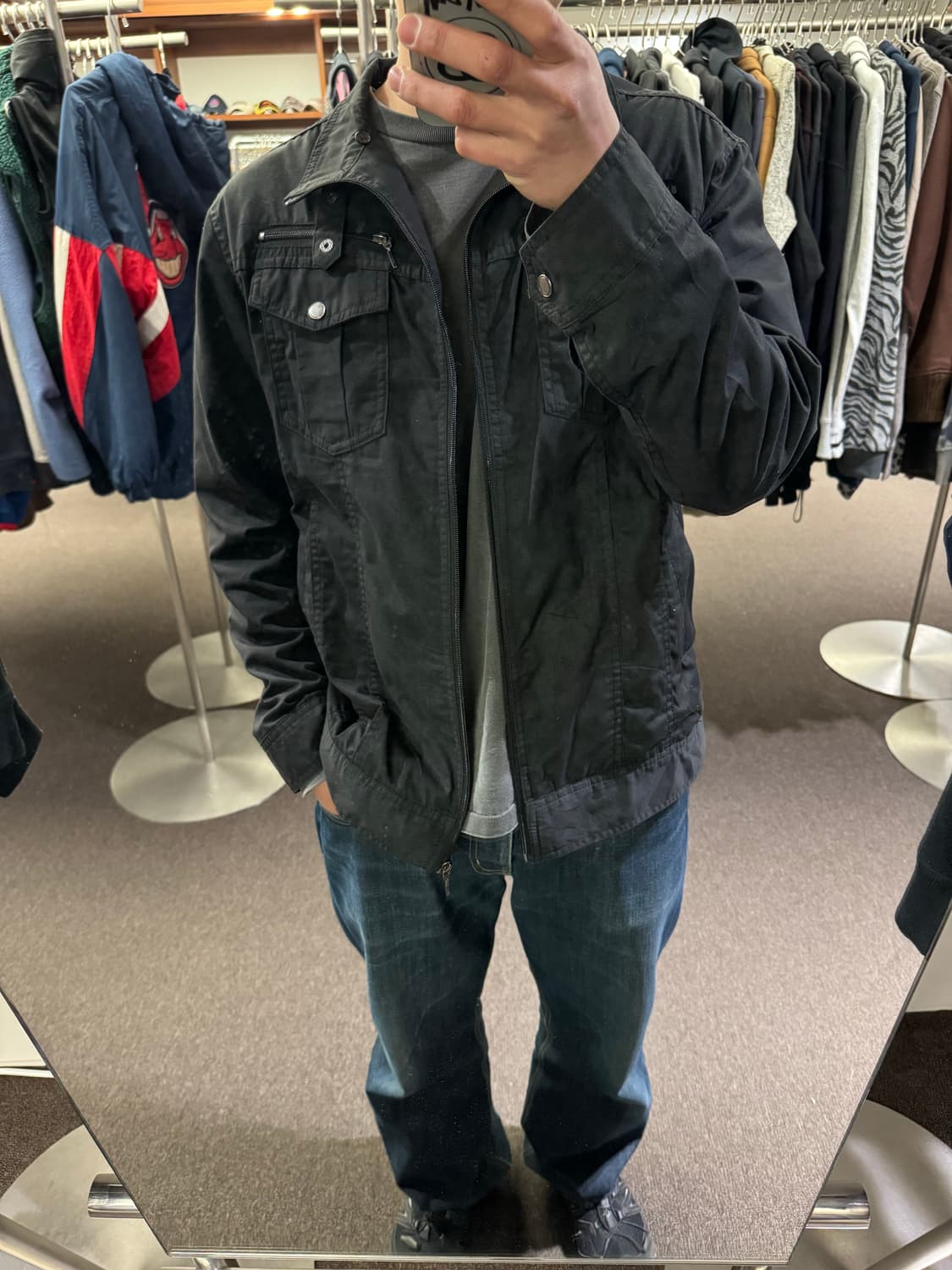 3L)SPLENDID SATISFACTION 빈티지 더블포켓 자켓 상품이미지1