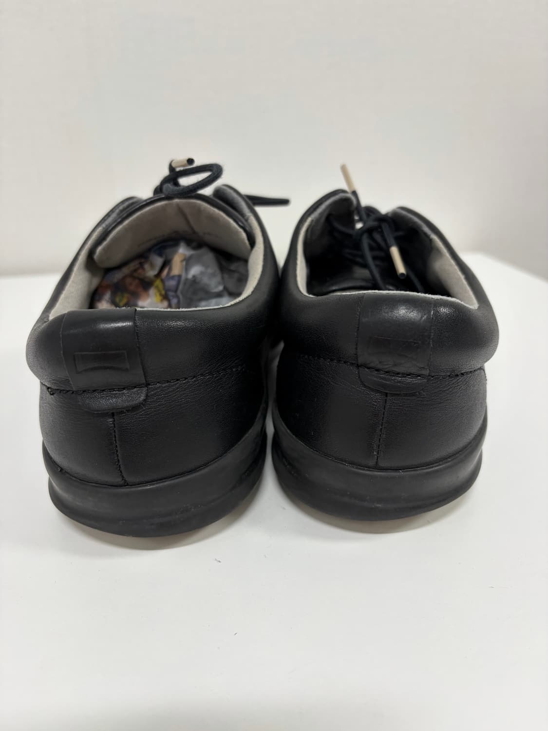 270) 캠퍼 차시스 레더 슈즈 블랙(42) 상품이미지4