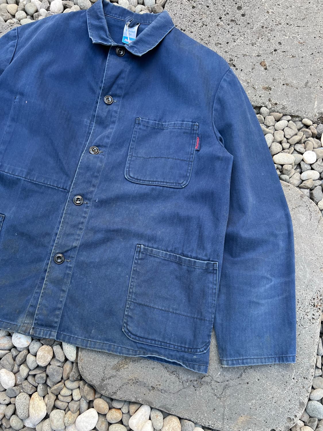 HARD FADED OLD VINTAGE HBT 헤링본트윌 프렌치워크자켓 상품이미지5