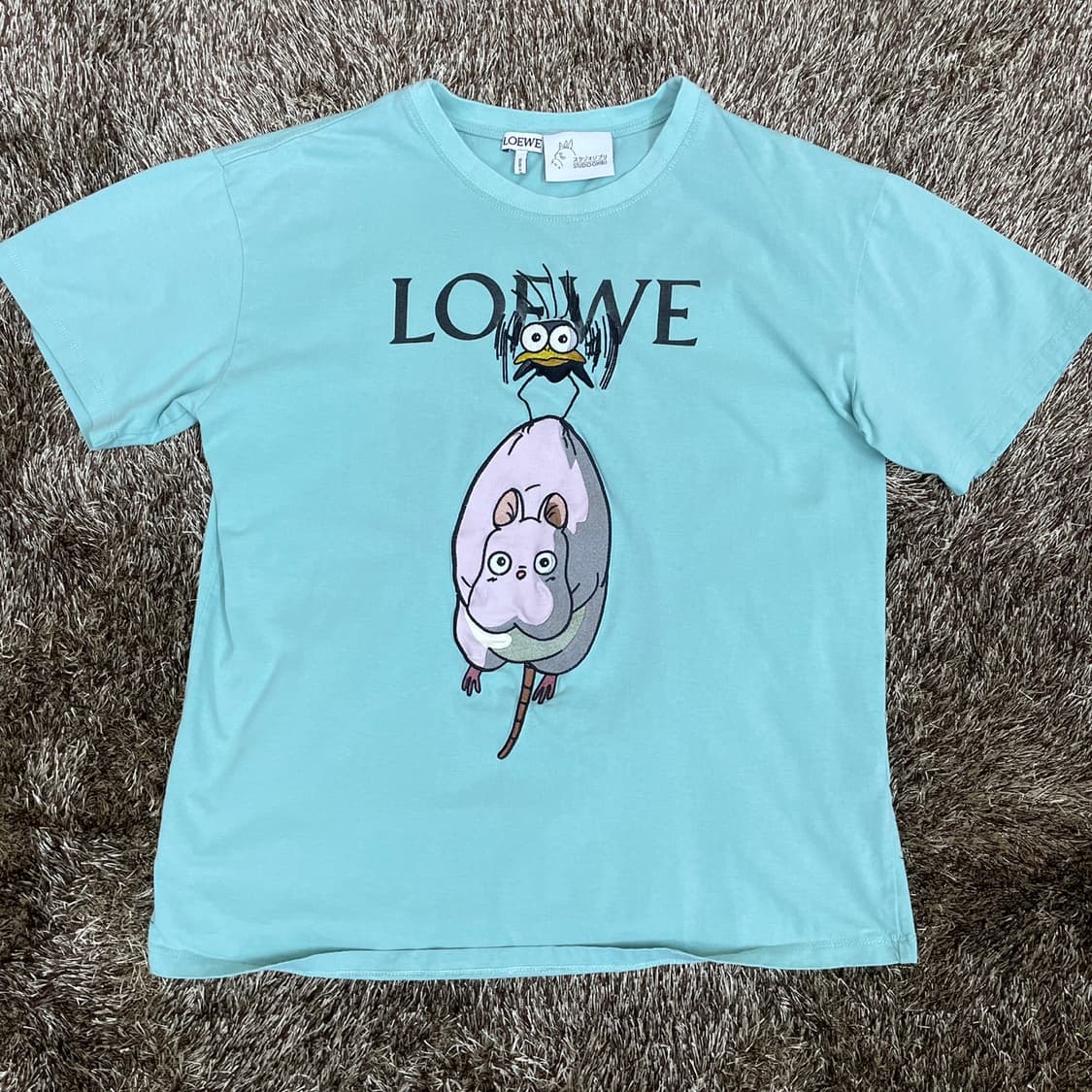 로에베 LOEWE x 지브리 스튜디오 센과 치히로 민트 반팔 티셔츠 S 상품이미지1