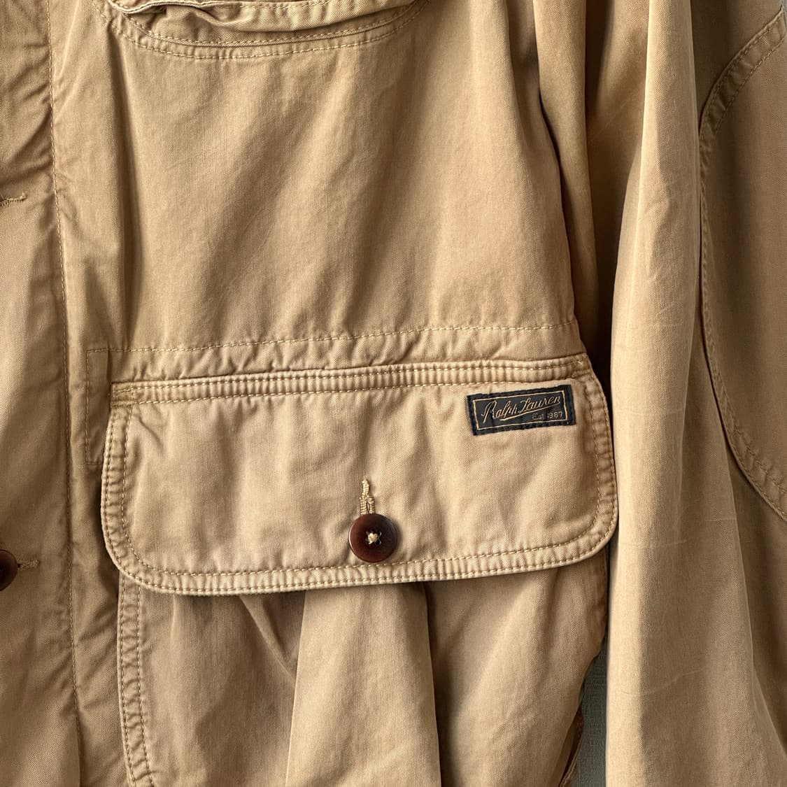 폴로 랄프로렌 모호크 헌팅 자켓 베이지 S 상품이미지5