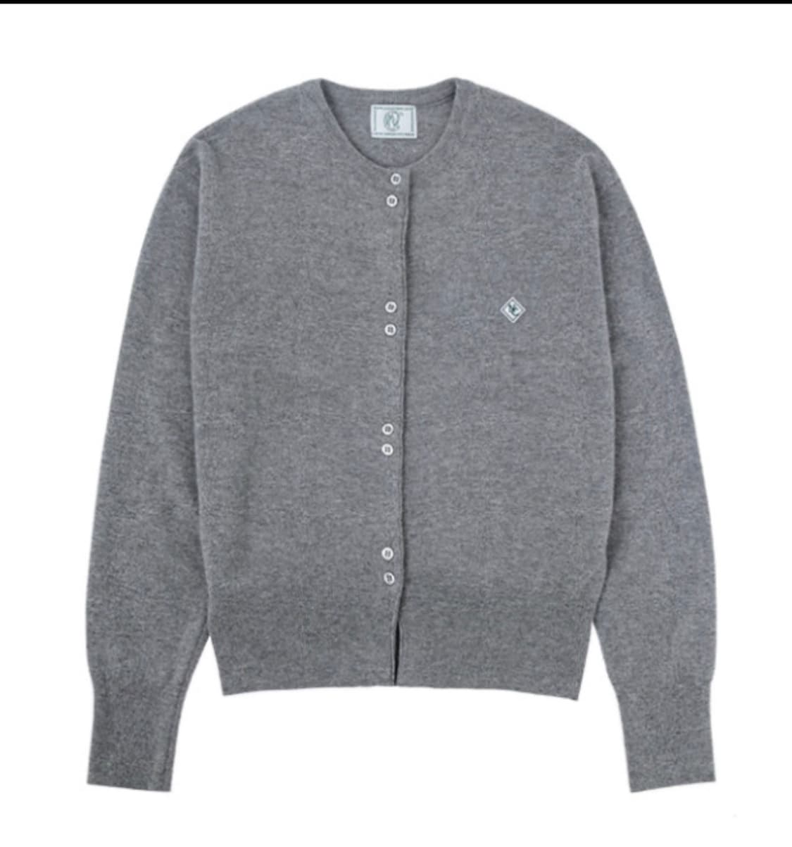 노컨텐츠 캐시미어 울 가디건 멜란지 그레이 상품이미지1