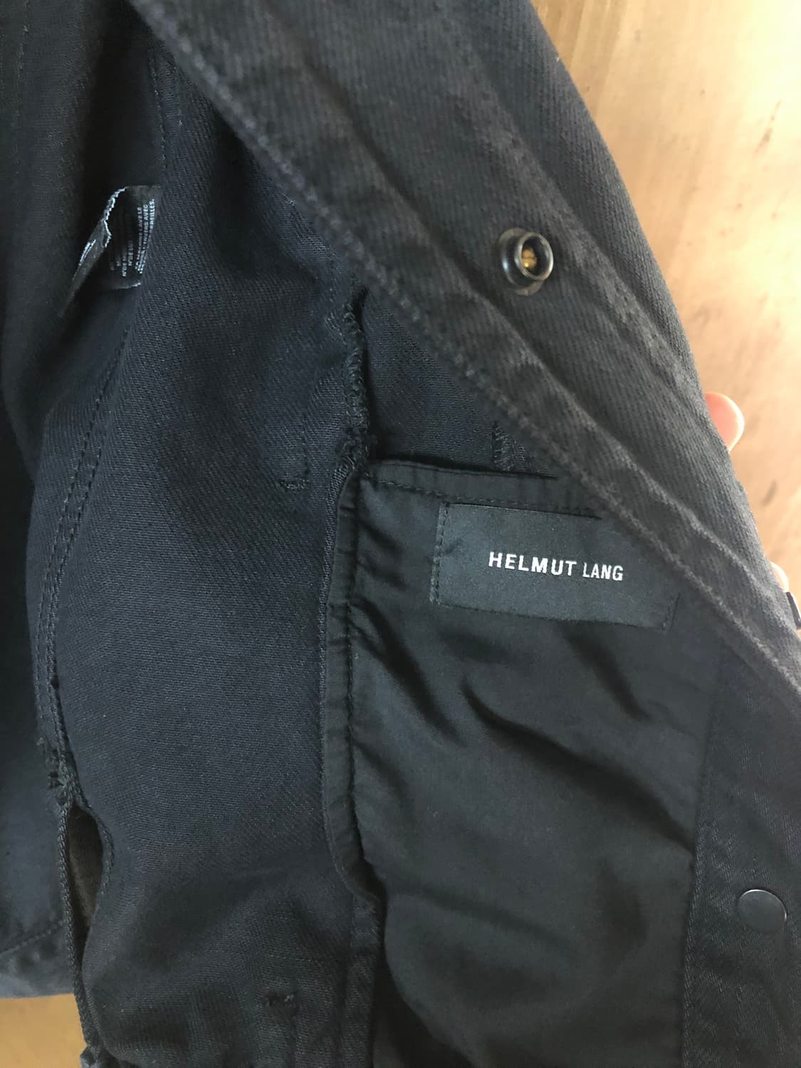 Helmut lang 스탠드카라 트러커 자켓 xs 상품이미지5