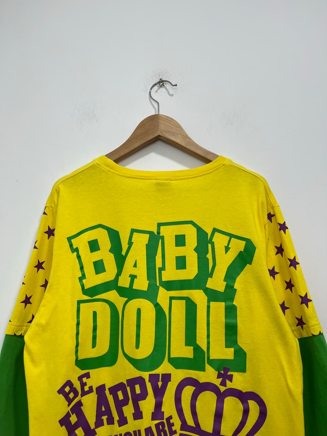 y2k baby doll 왕관 별 레이어드 롱슬리브 티셔츠  상품이미지7