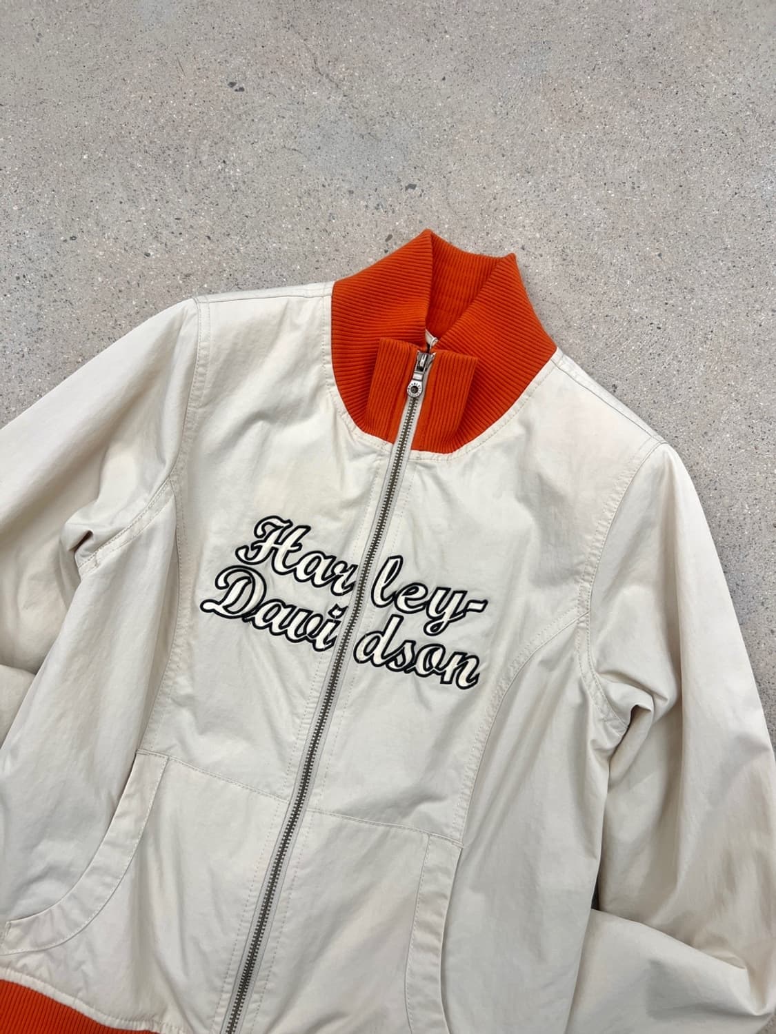 할리데이비슨 빅로고 배색 나일론 자켓 상품이미지5