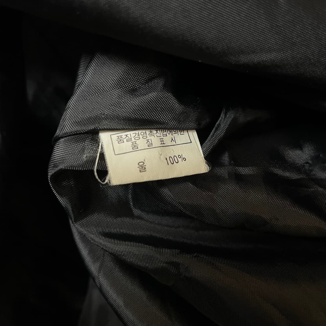 세라 클럽 블랙 스터드 라운드카라 원피스형 울 코트 L 상품이미지5