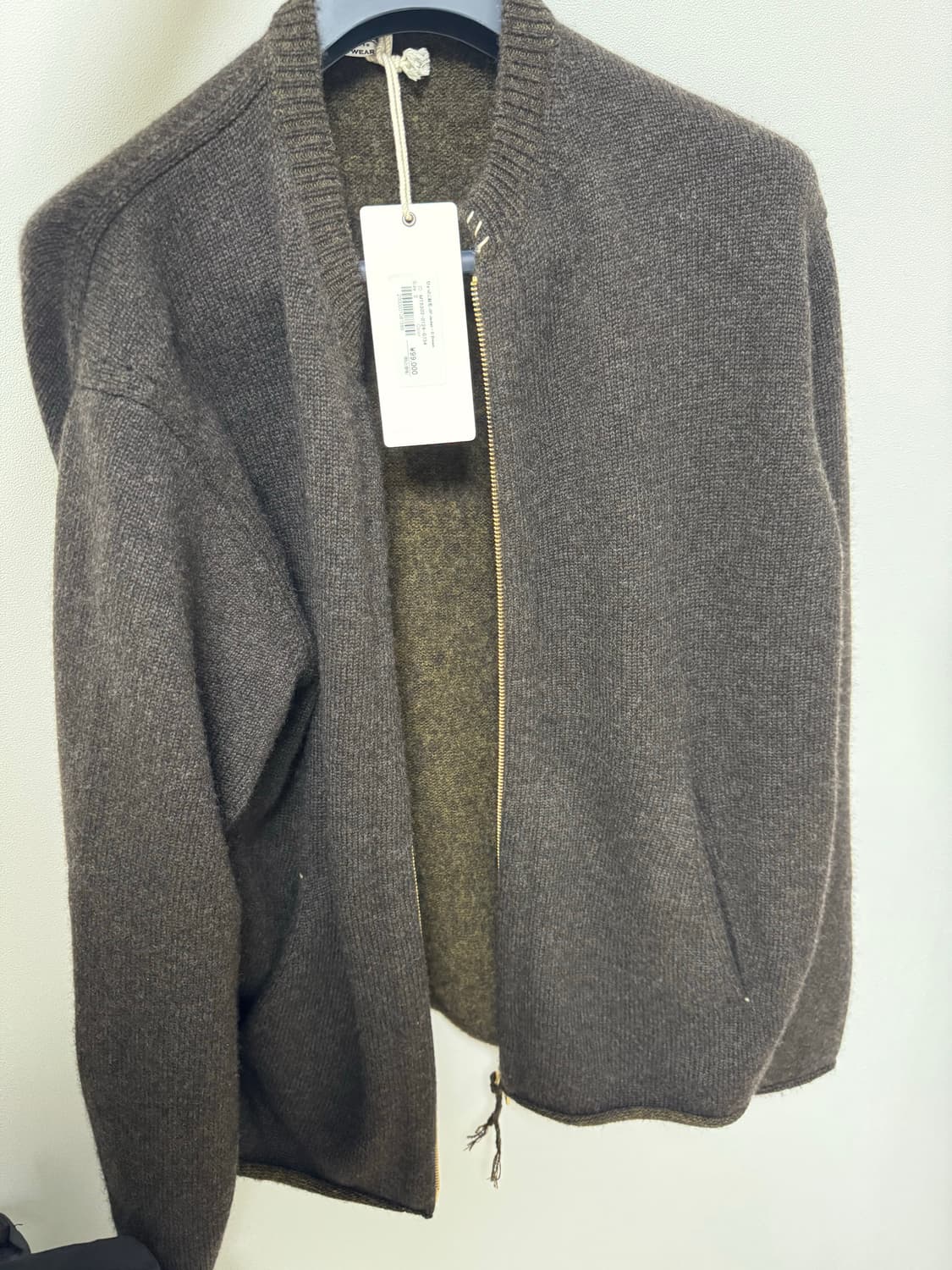 [2] 마티앤선즈 hyottoko 기모 JIP 자켓 브라운 상품이미지2