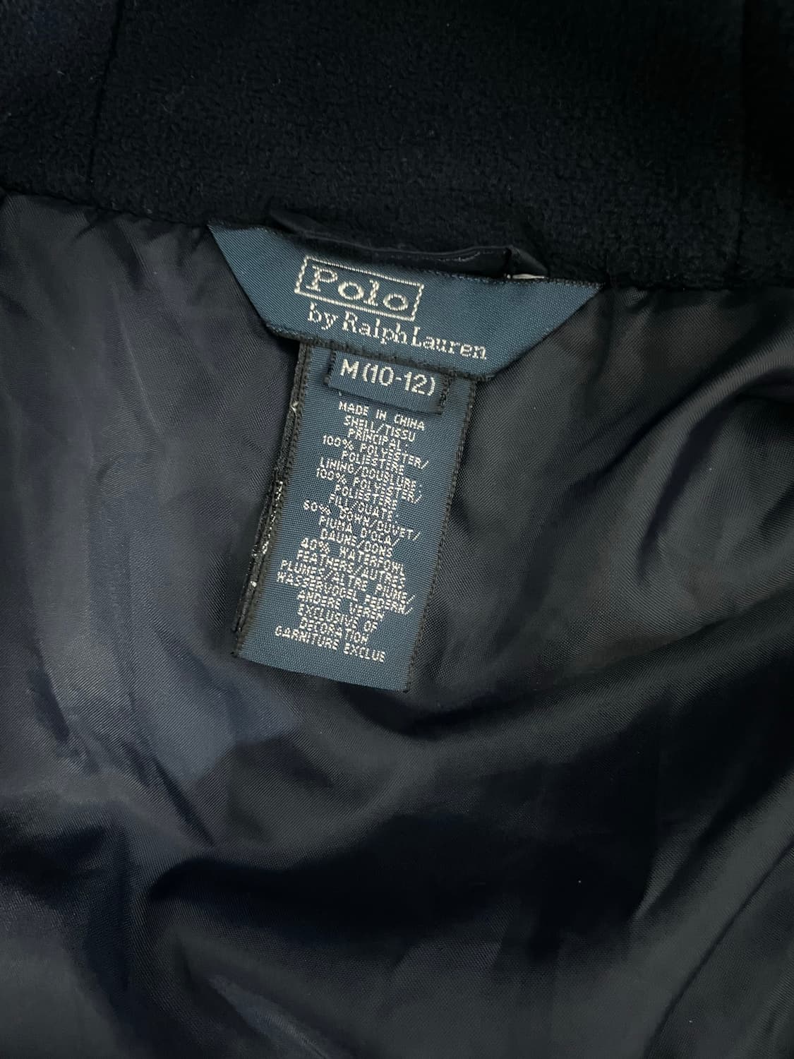 폴로 랄프 로렌 빅포니 네이비 숏패딩 상품이미지2