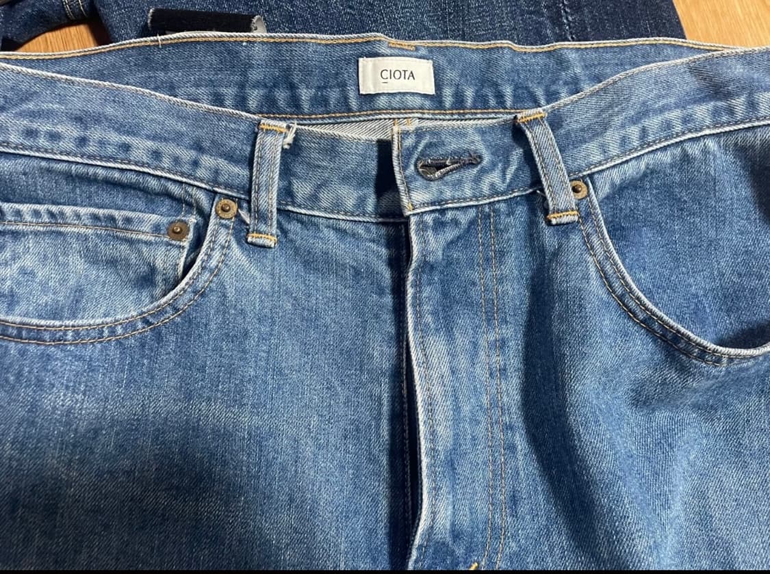 시오타 테이퍼드 데님 34사이즈 상품이미지4
