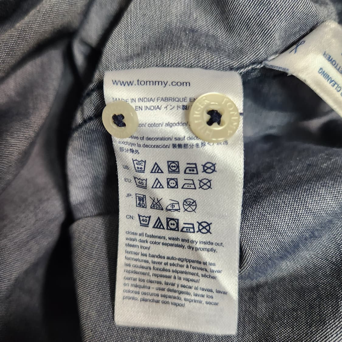 G736 [XL] 타미힐피거 반팔 남방 셔츠 상품이미지5