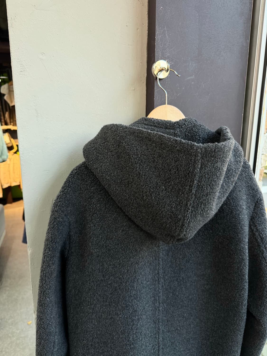 100/ 시스템옴므 플리스 후디드 코트 자켓 상품이미지6