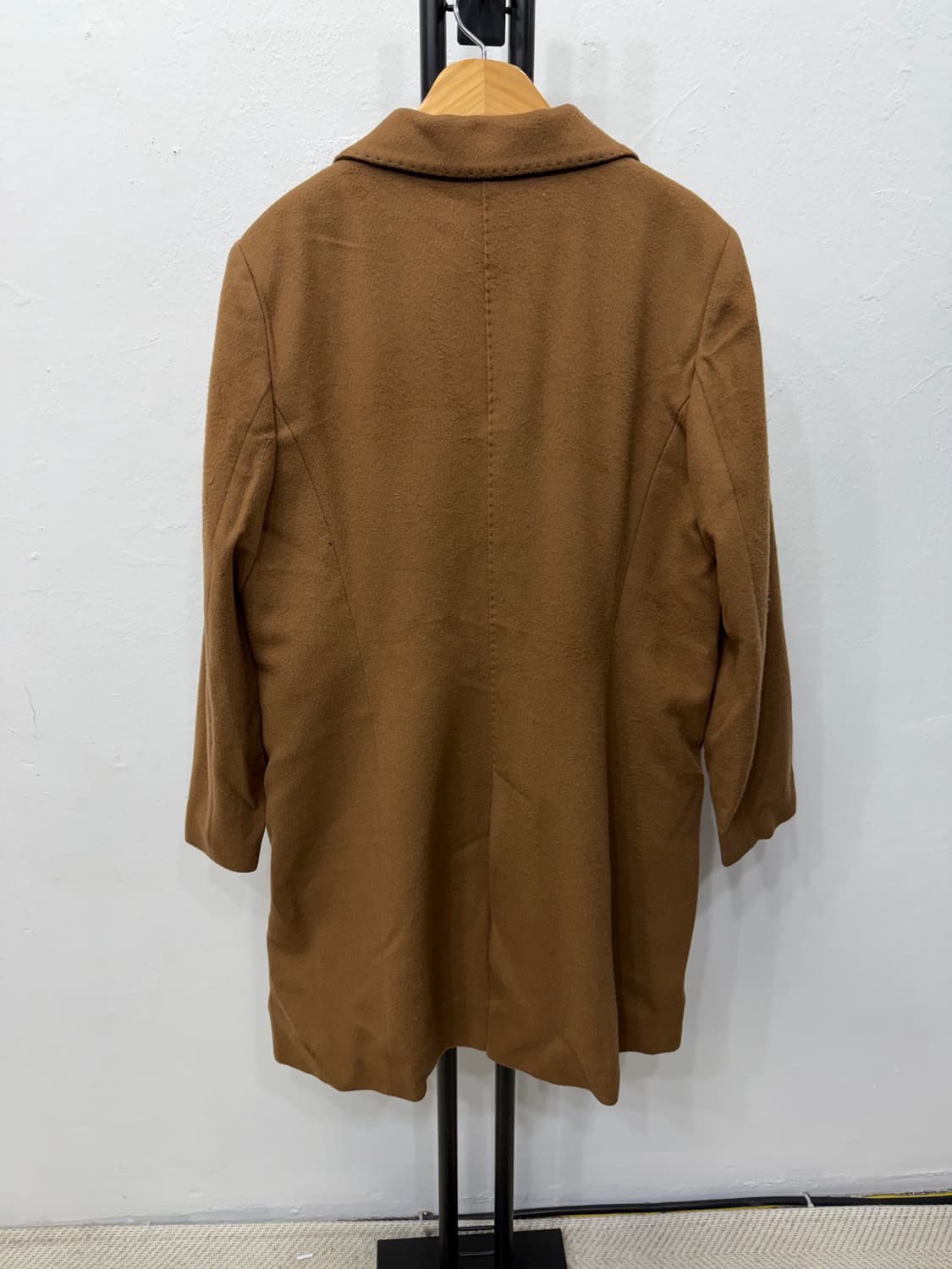 정품) 비앙카 여성 울 코트 브라운 48 상품이미지5