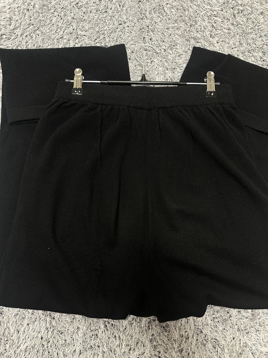 머듈 니트팬츠 블랙 2 상품이미지4