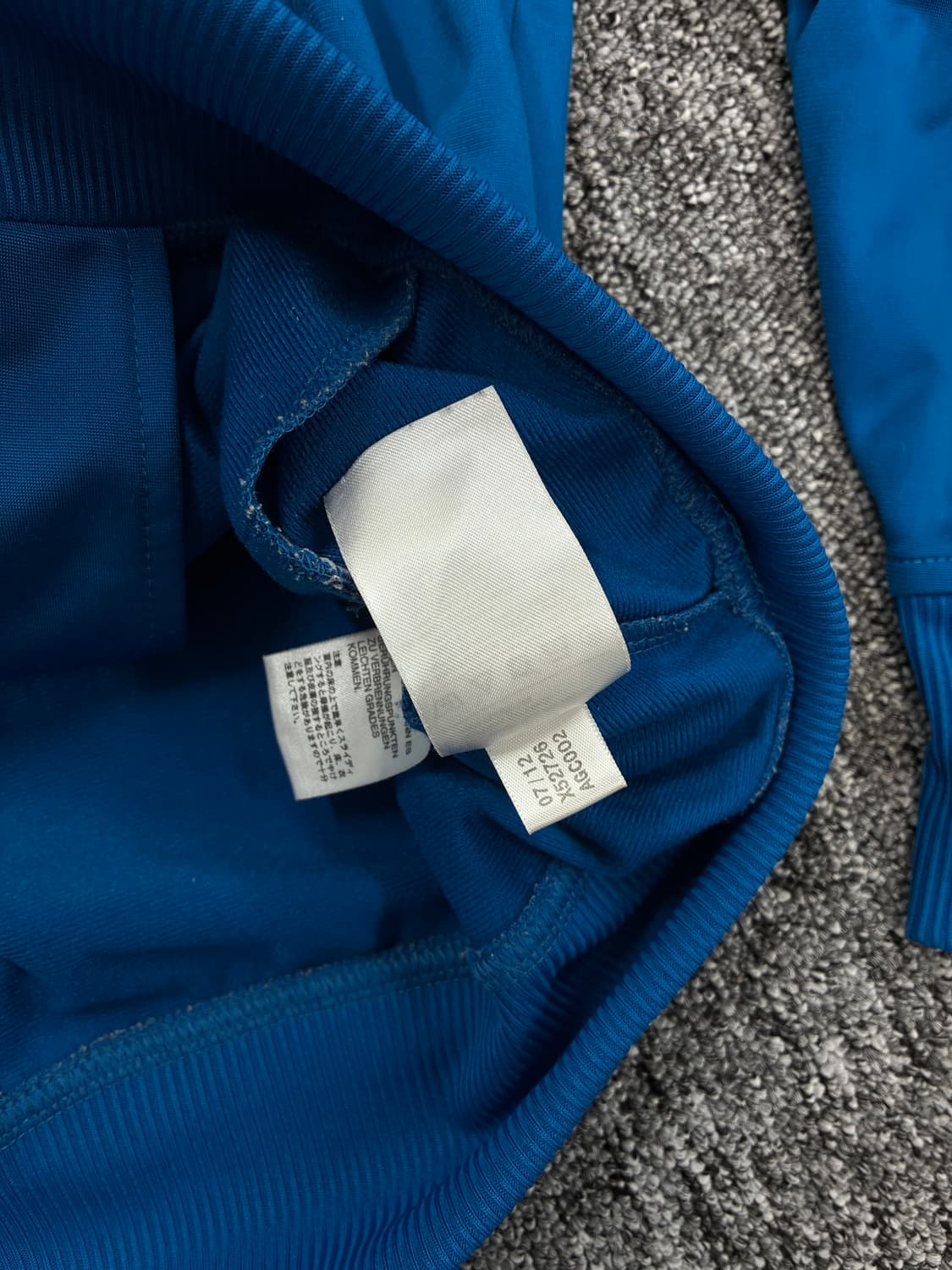 아디다스 블루 오렌지 파이어버드 트랙탑 져지 S 상품이미지7