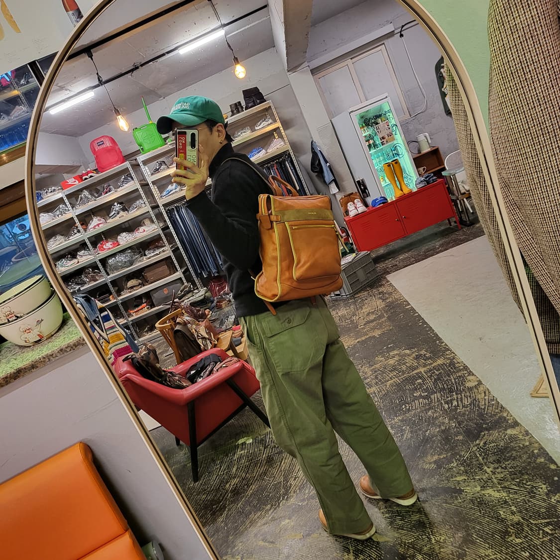 빈폴 올 레더 백팩 상품이미지10