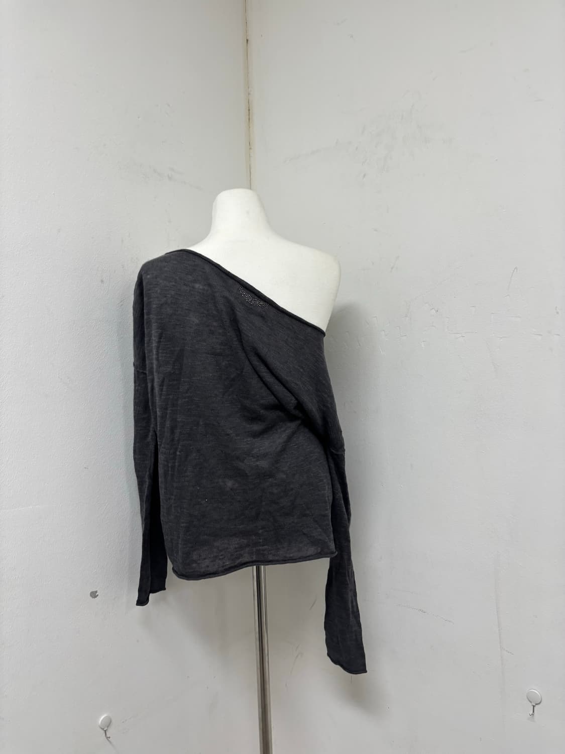 “Zadig&Voltaire” U Neck Grey Sleeve 상품이미지2