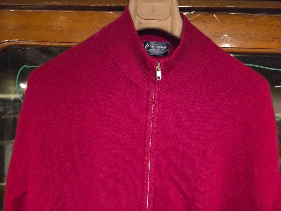 내몽고산 캐시미어 짚업 가디건  상품이미지2