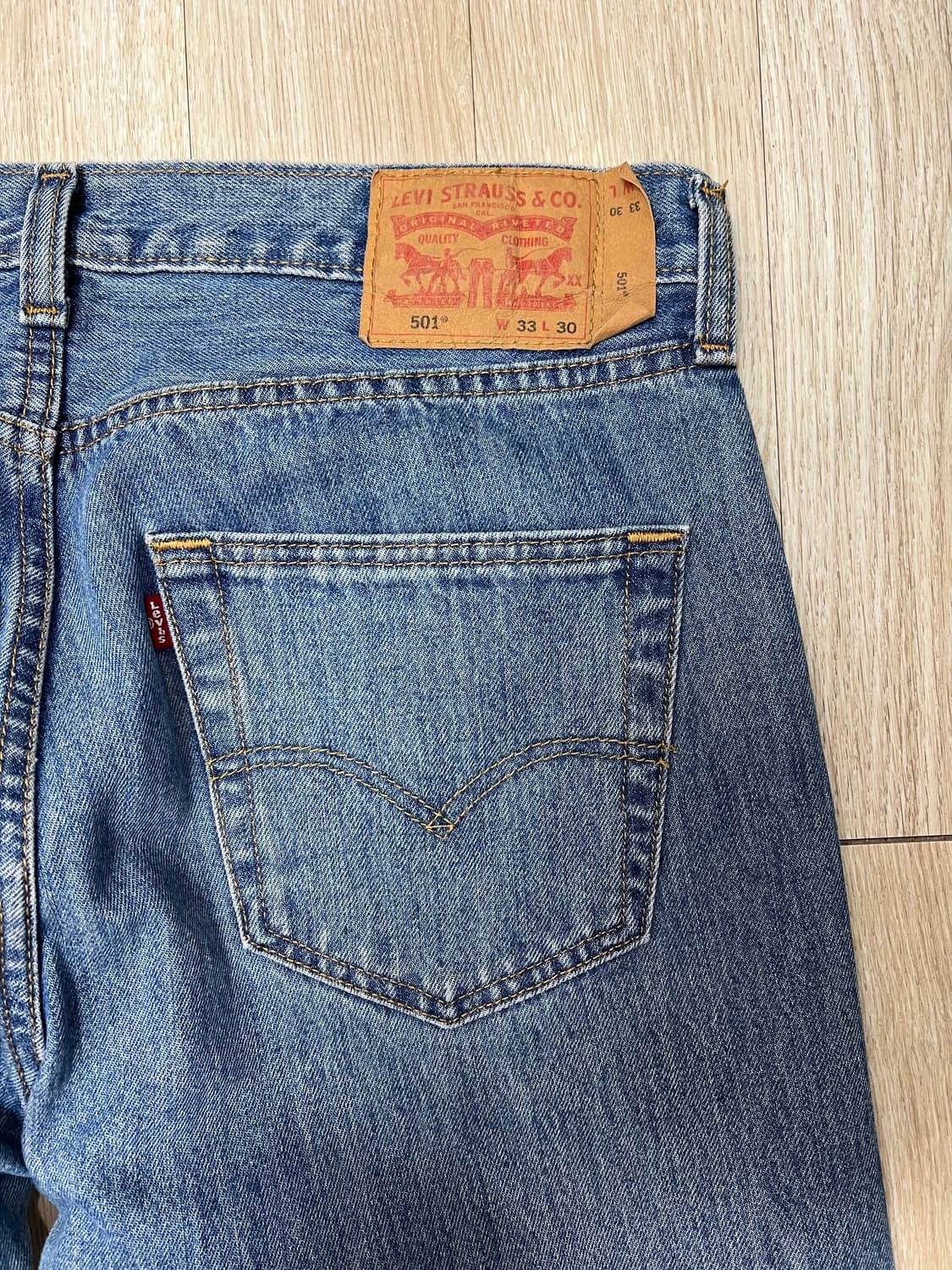 리바이스 501 연청 판매합니다. 상품이미지4