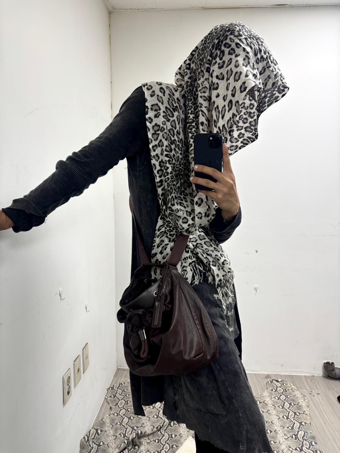 “Vintage” Y2K Brown Leather Bag 상품이미지2