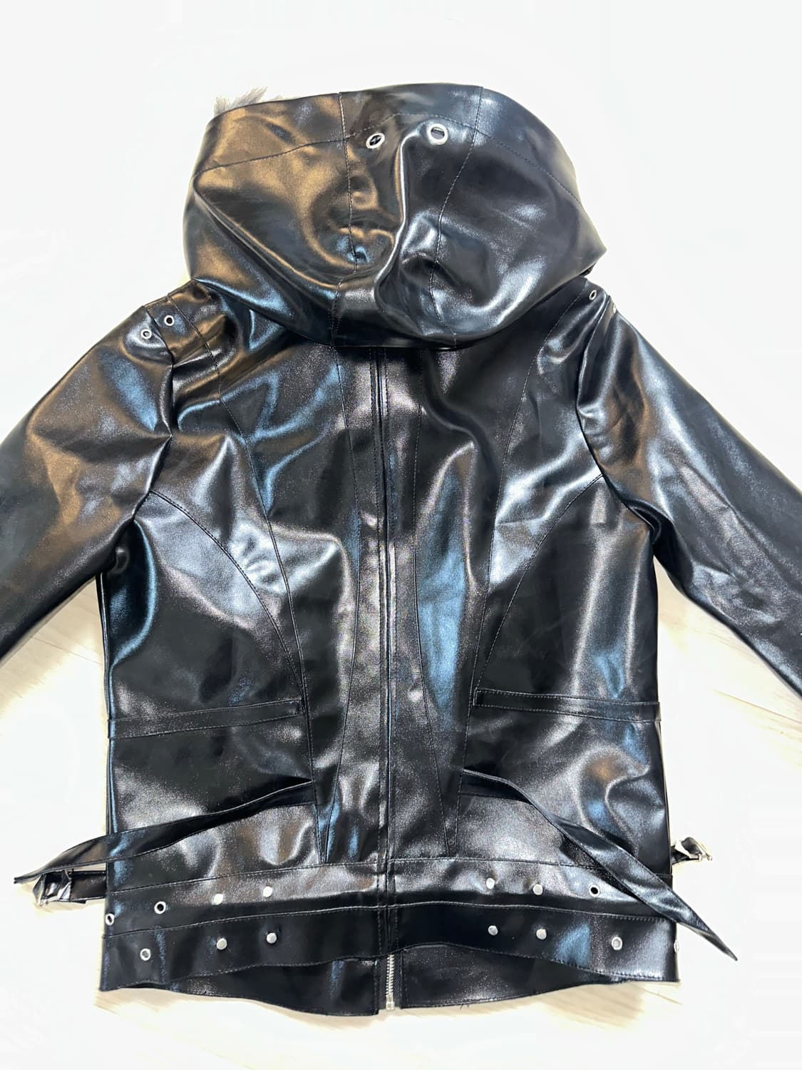 Cozyworldwide 나이트 클럽 레더 자켓 M 상품이미지10