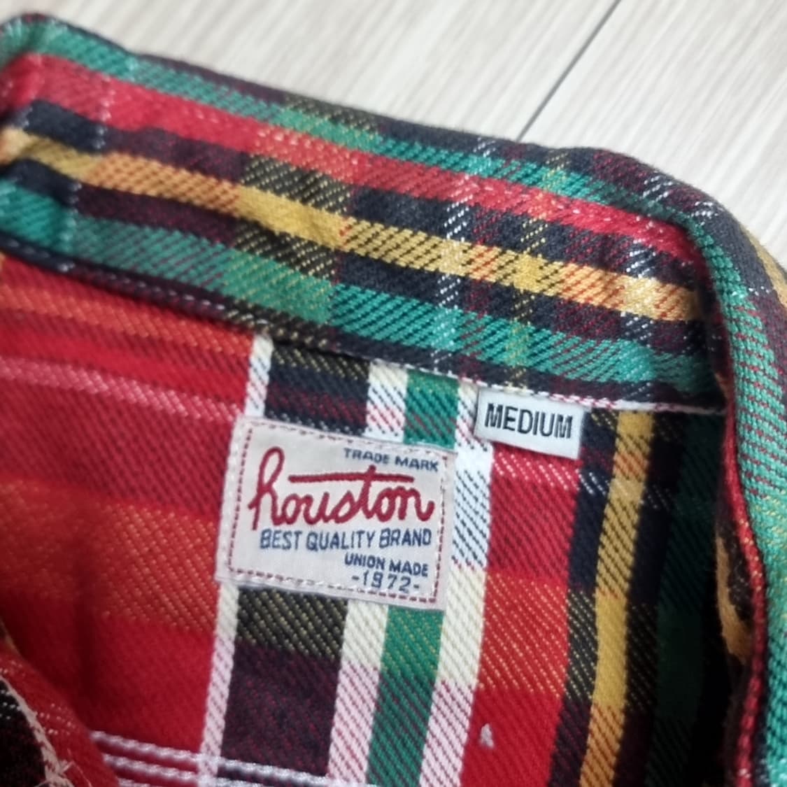 휴스턴 유니온메이드 레드 체크 남방 셔츠(95-100) 상품이미지5