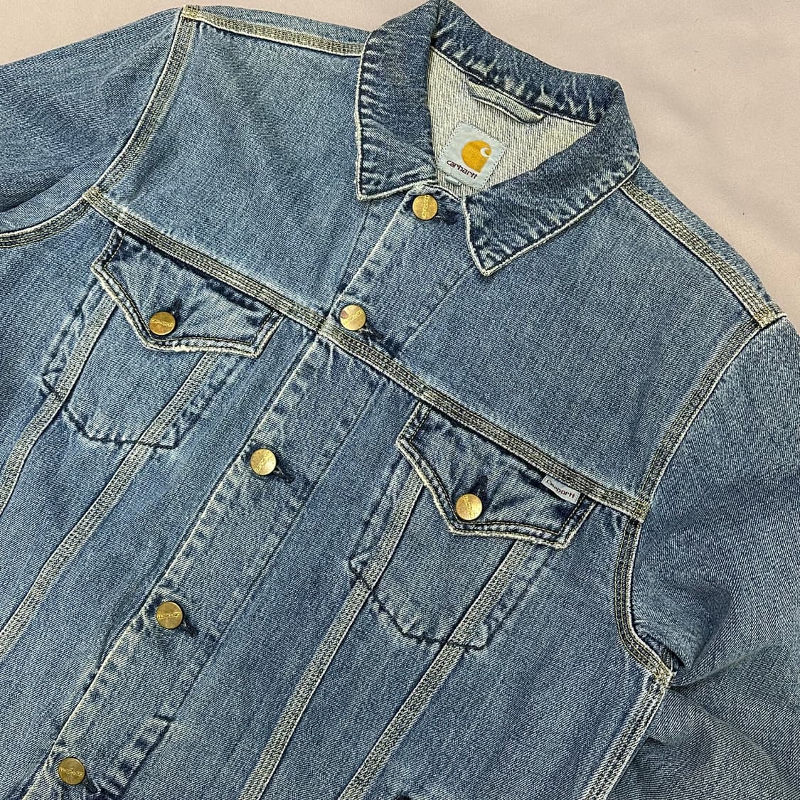 칼하트 빈티지 청자켓 S 상품이미지4