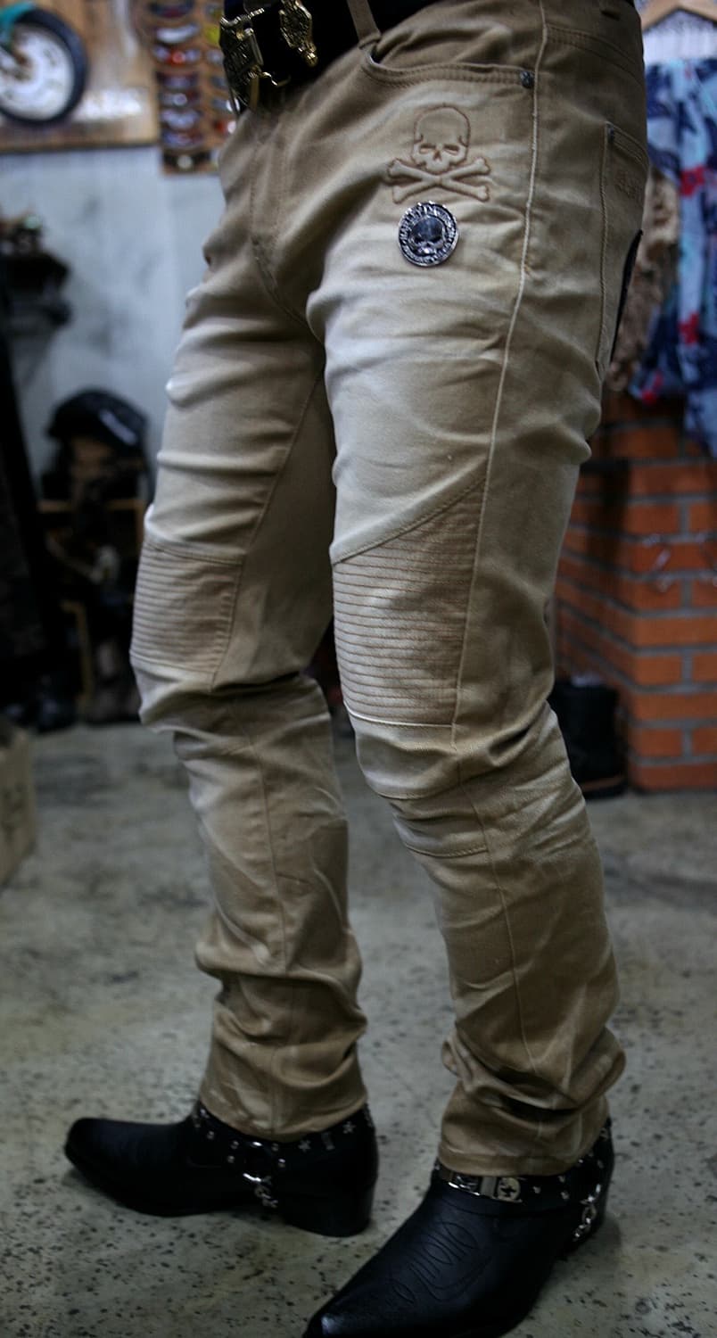 워싱베이지 스컬 포인트진 상품이미지2