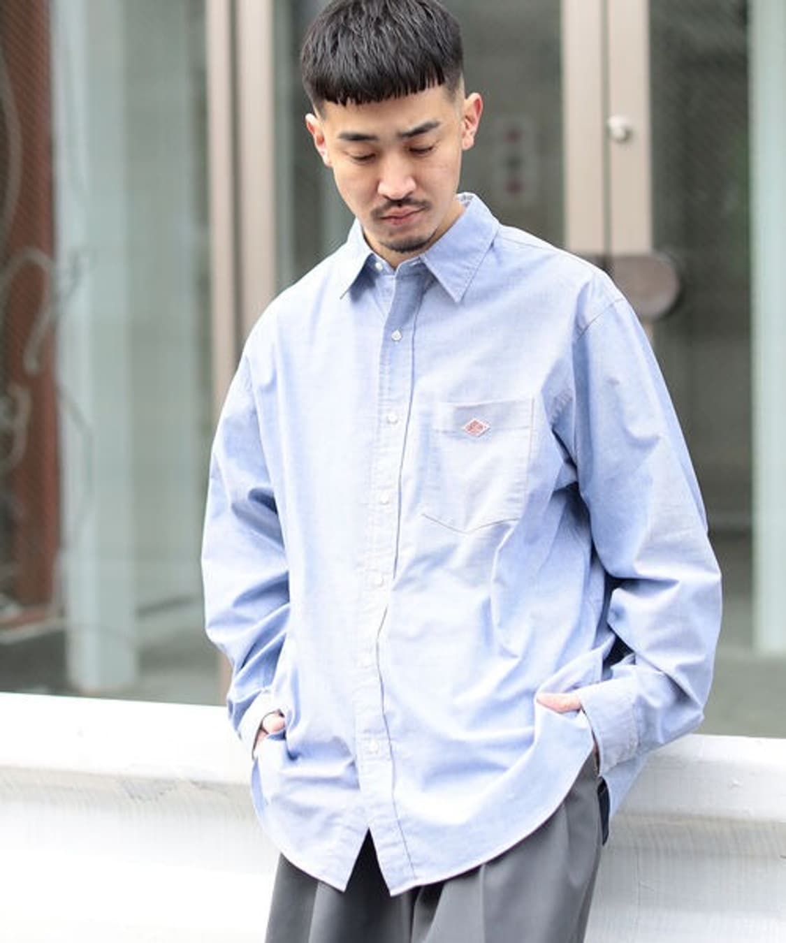 DANTON × BEAMS Oxford Shirt 상품이미지4