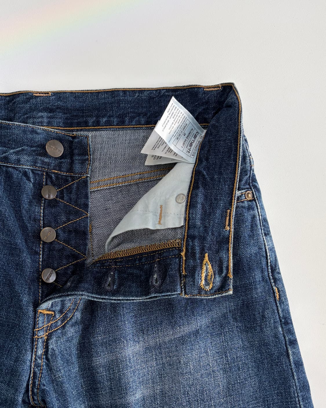 [29인치]칼하트 WIP 클론다이크 숏2 데님 팬츠 상품이미지5