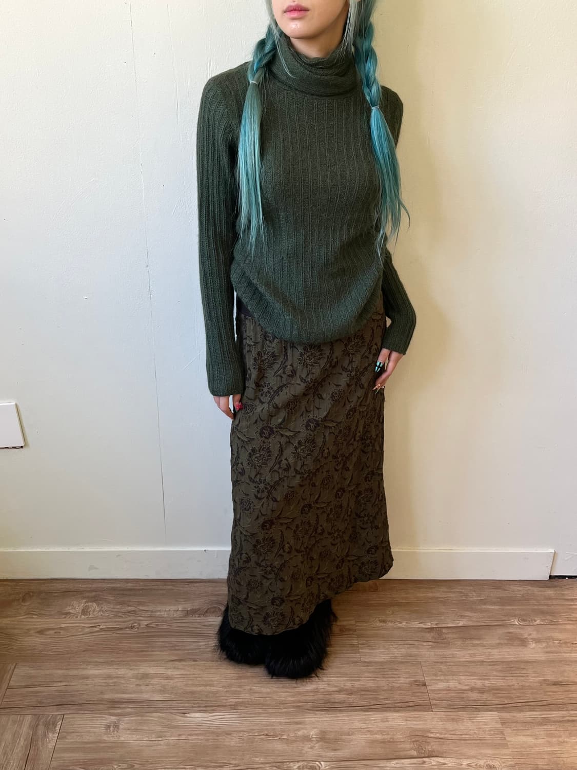 Gran Bois 플라워 레이스 스커트 상품이미지5