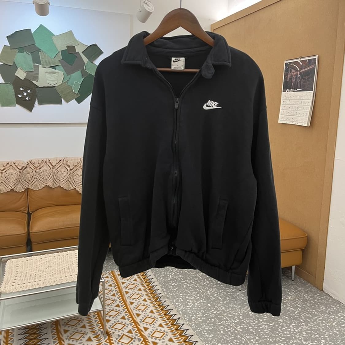 나이키 빈티지 캐주얼 스포티 클럽 해링턴 집업 자켓 XL C10682 상품이미지3