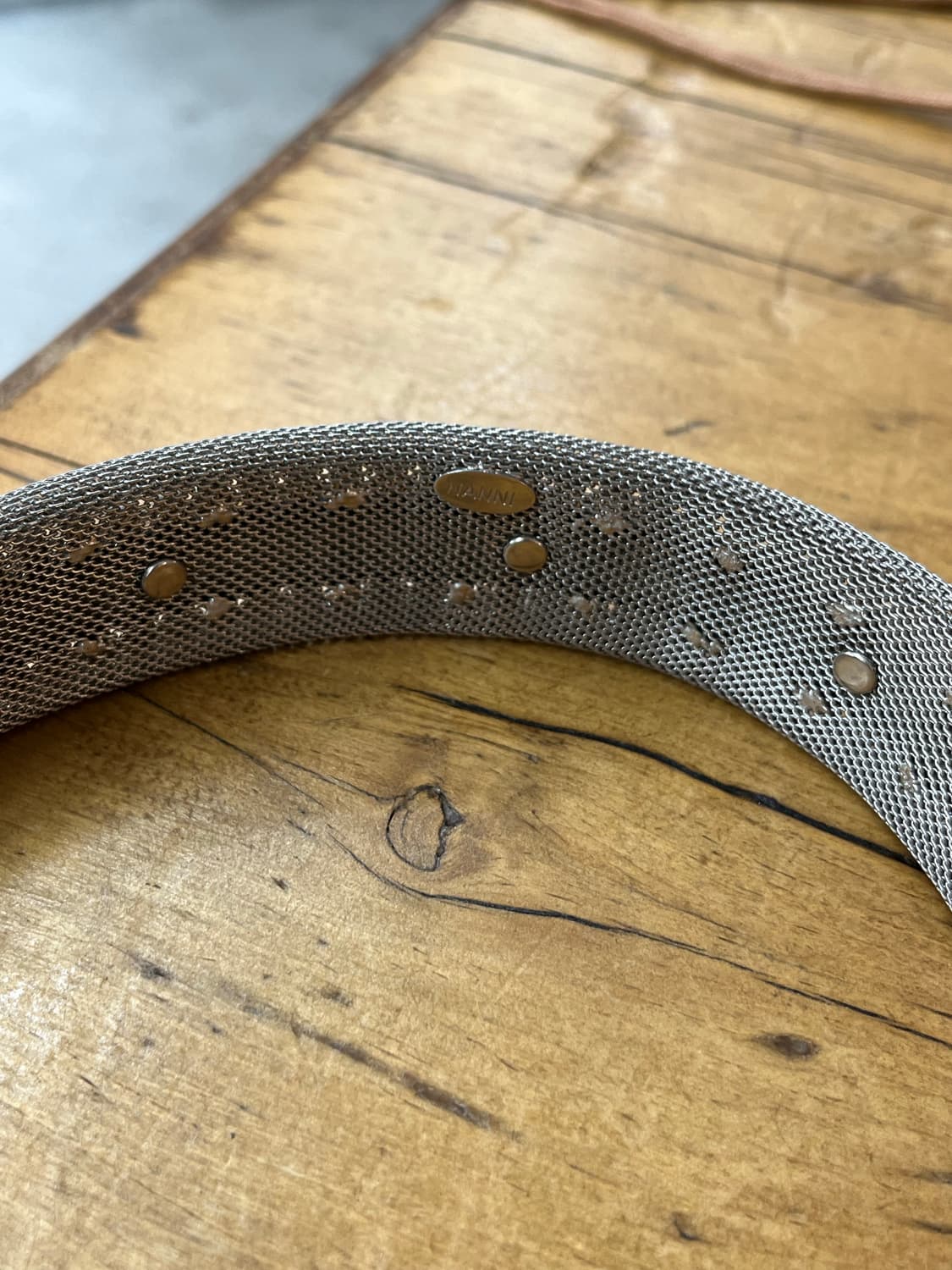 NANNI snake leather belt (made in ITALY) 상품이미지5